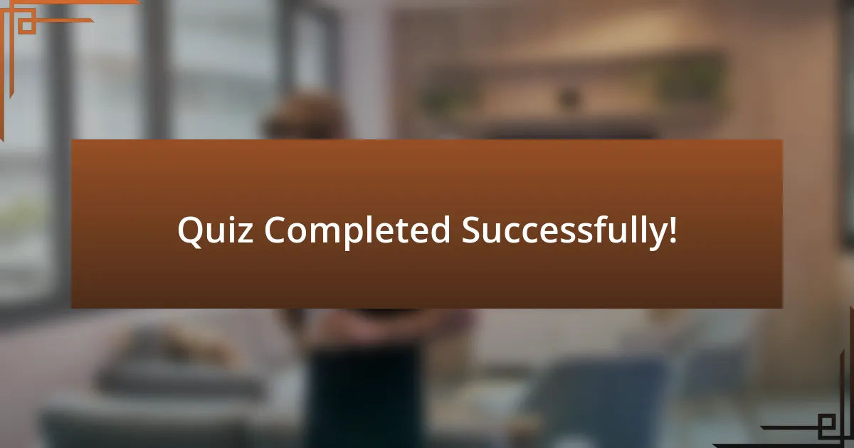 Quiz Completed Successfully!