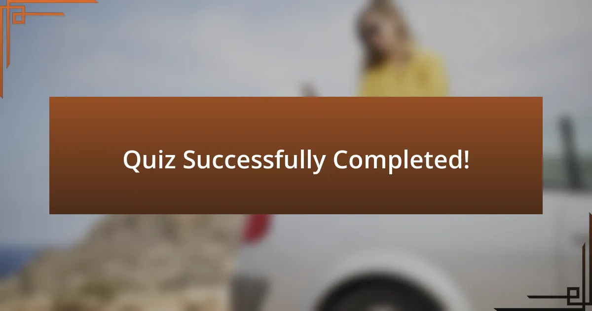 Quiz Successfully Completed!