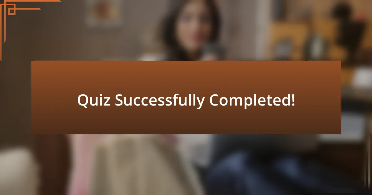 Quiz Successfully Completed!