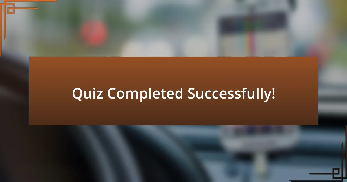 Quiz Completed Successfully!