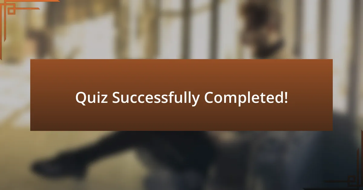 Quiz Successfully Completed!