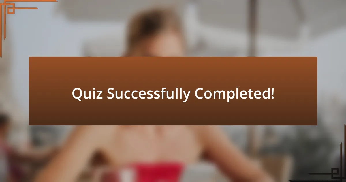 Quiz Successfully Completed!