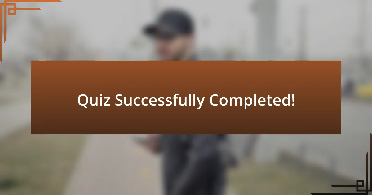 Quiz Successfully Completed!