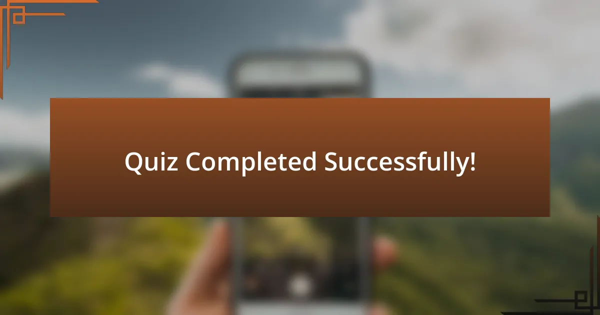 Quiz Completed Successfully!