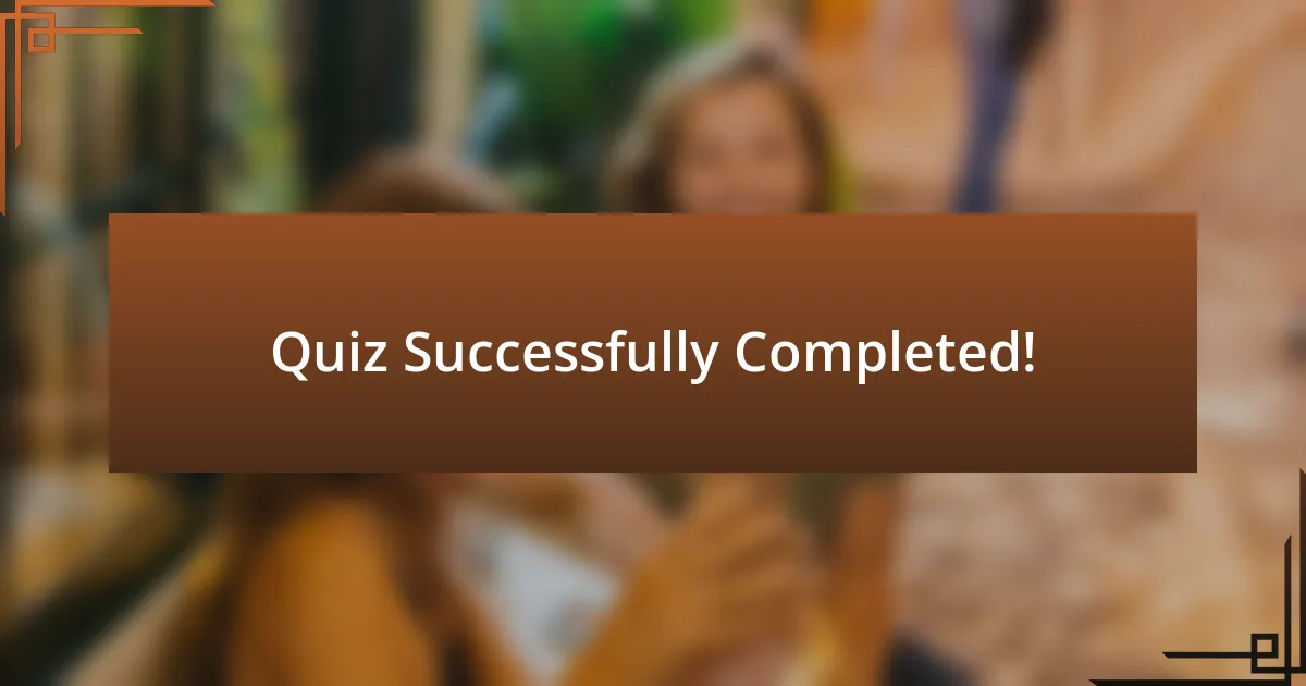 Quiz Successfully Completed!