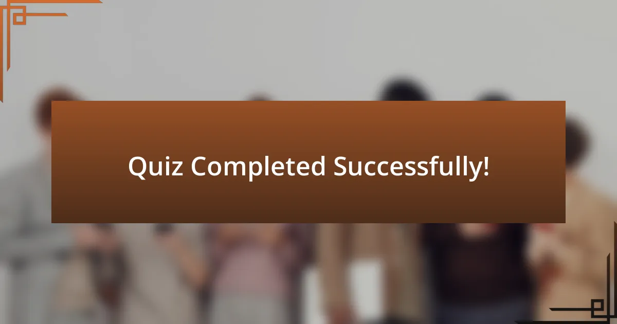 Quiz Completed Successfully!