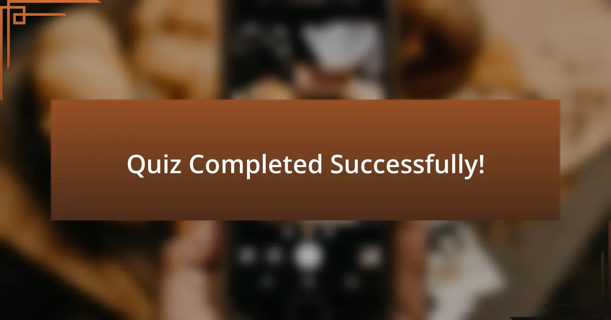 Quiz Completed Successfully!