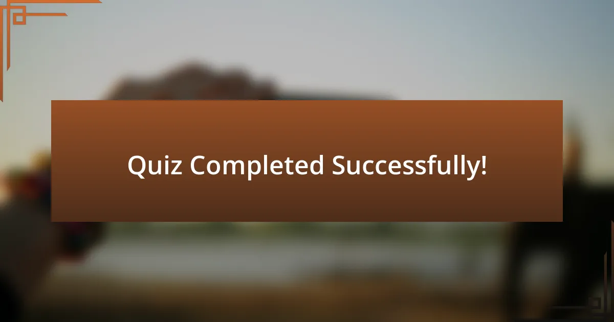 Quiz Completed Successfully!