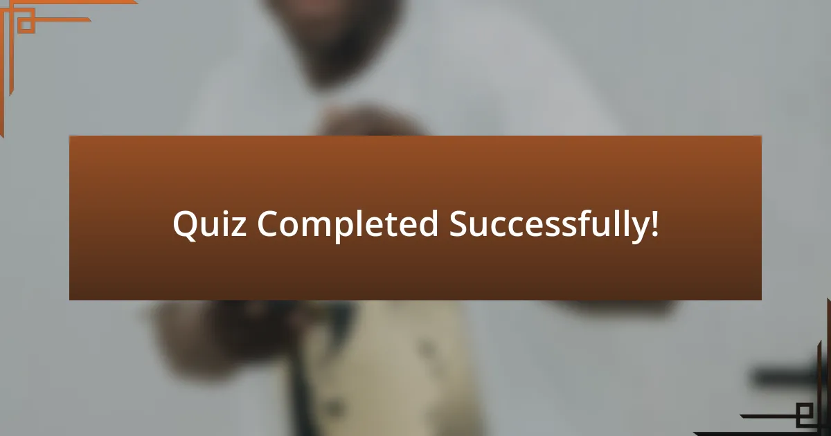 Quiz Completed Successfully!