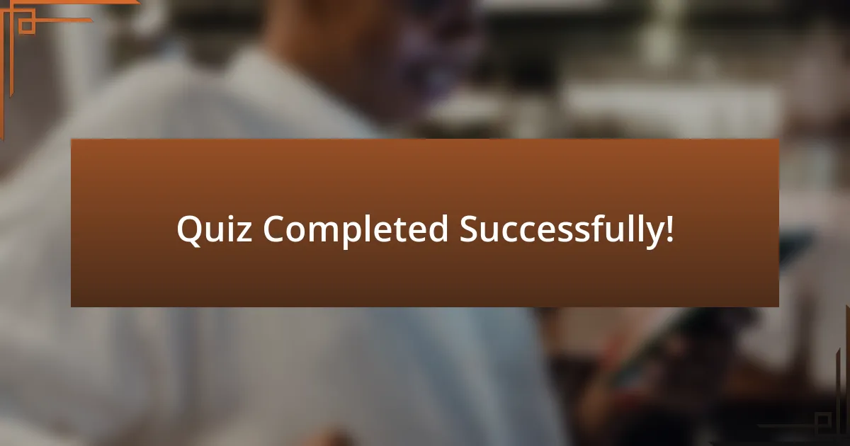 Quiz Completed Successfully!