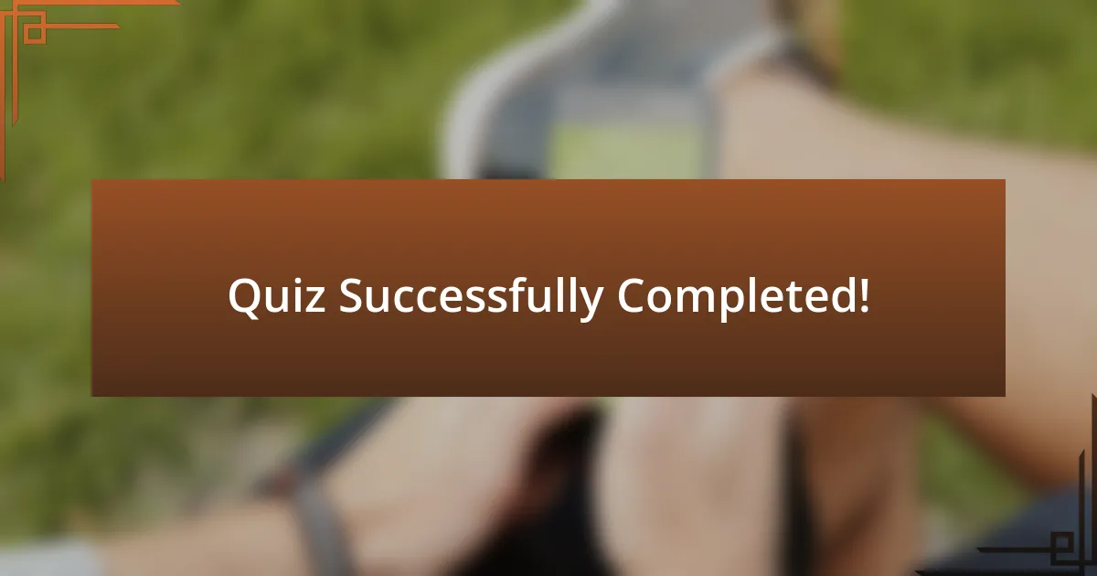 Quiz Successfully Completed!