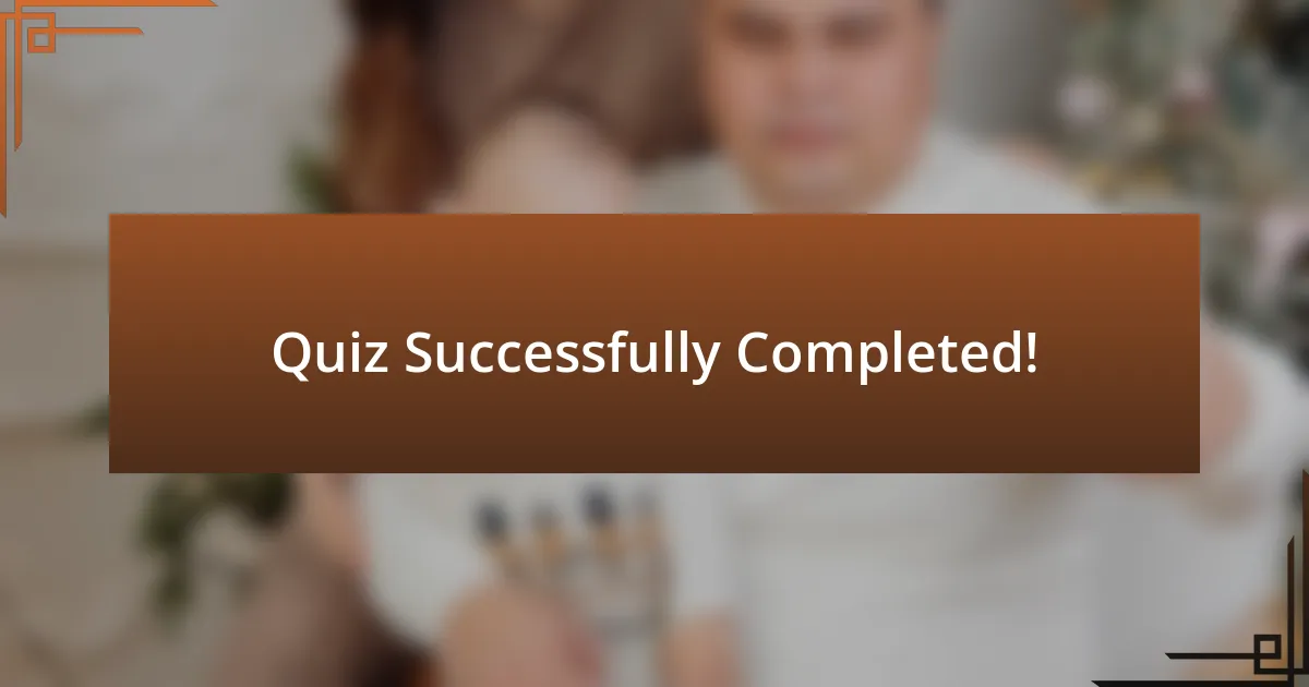 Quiz Successfully Completed!