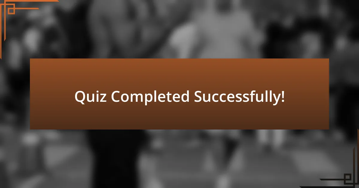 Quiz Completed Successfully!