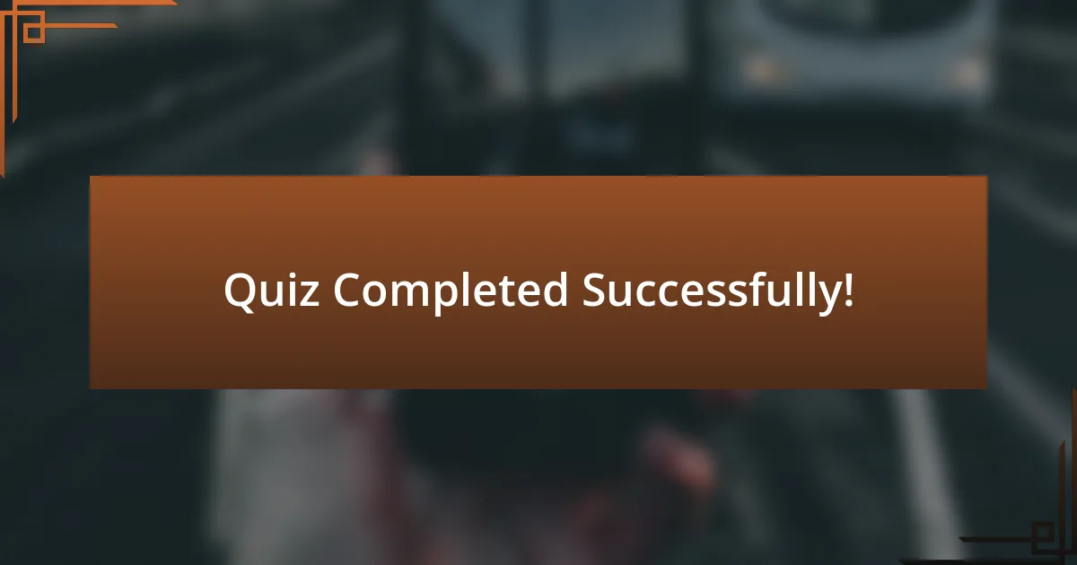 Quiz Completed Successfully!