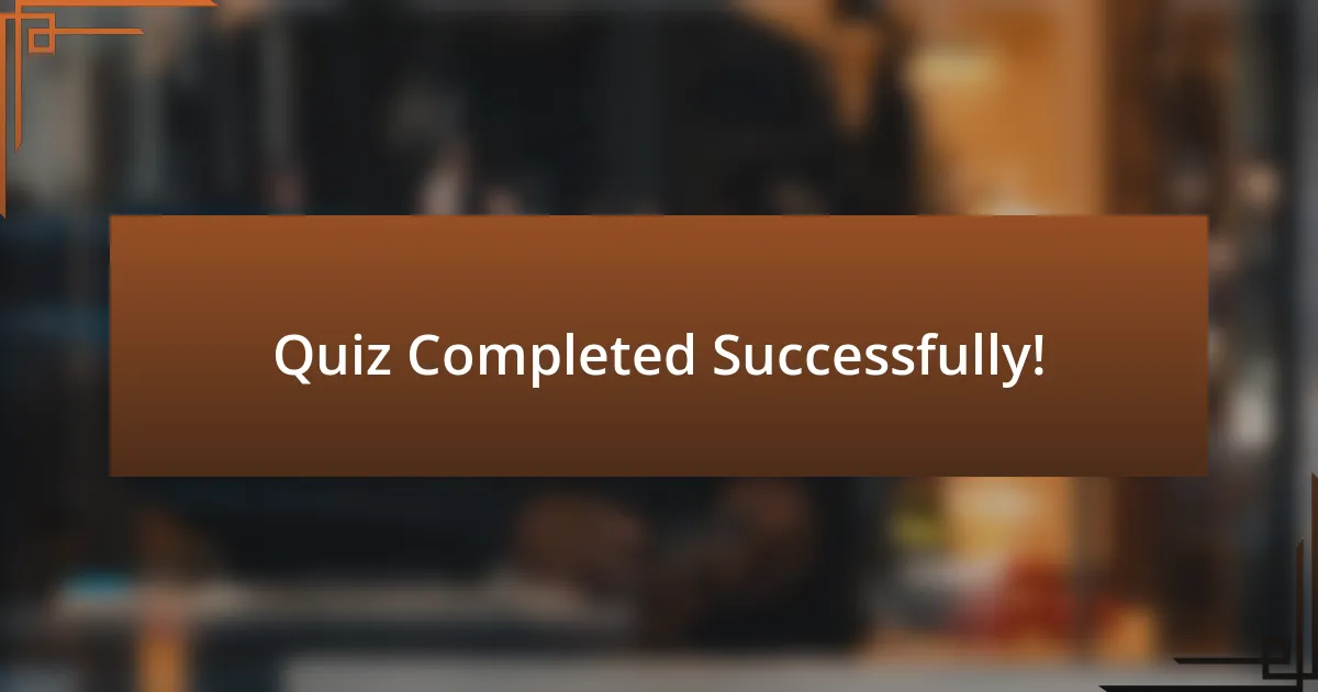 Quiz Completed Successfully!